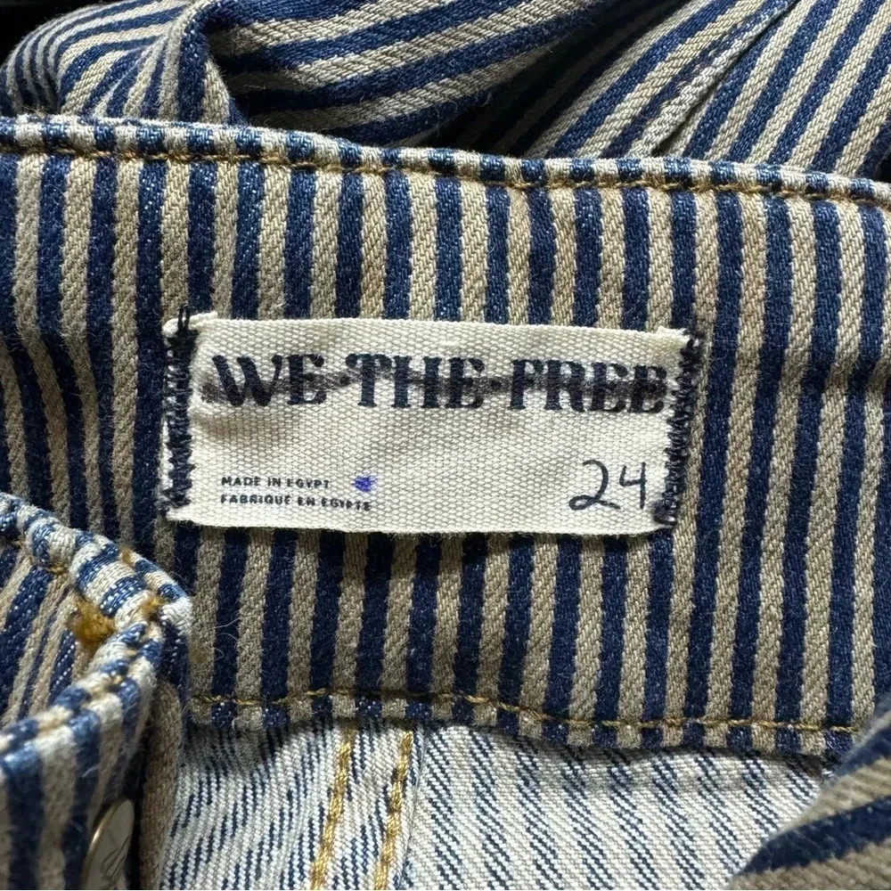 NWT Free People Jayde Flare Jeans Railroad Stripe 24 - Picture 12 of 16